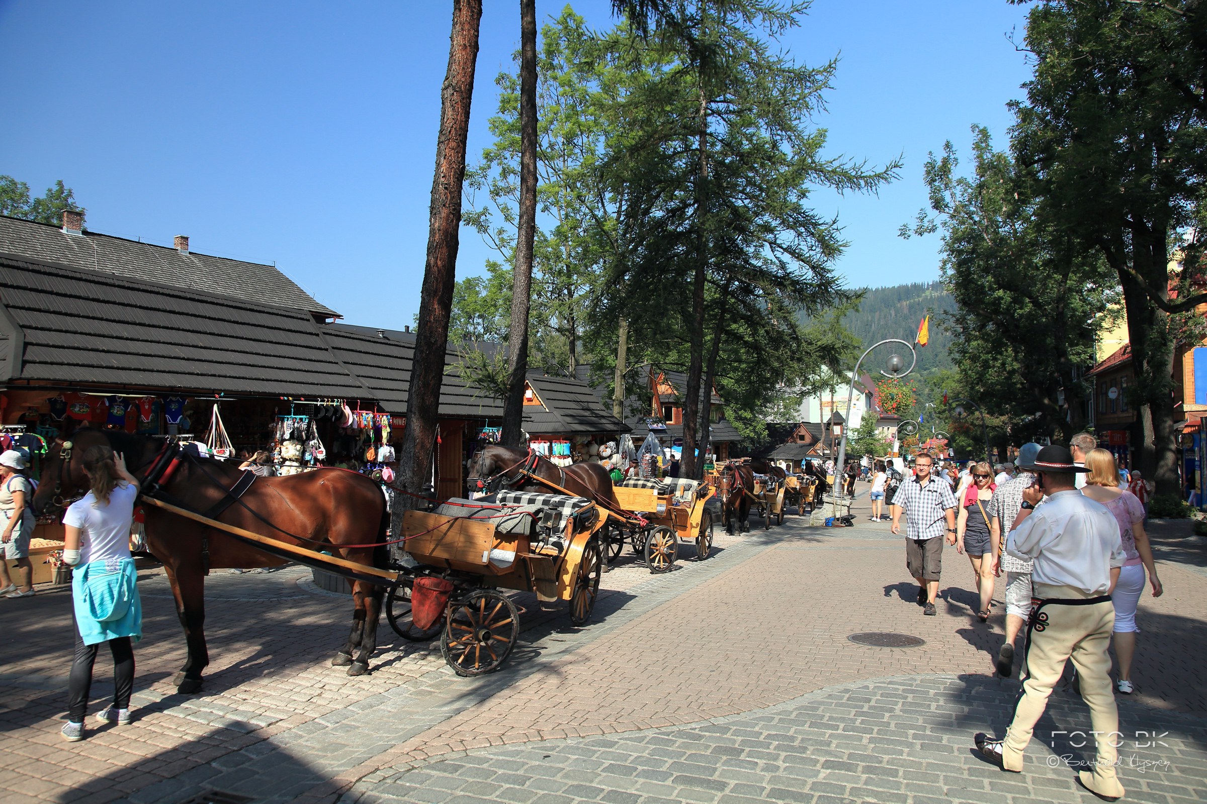 Fussgängerzone "Krupówki" Zakopane / Polen